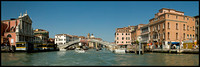 The Grand Canal and the Ponte Degli Scalzi "The Bridge of the Barefoot Carmelites" Venice